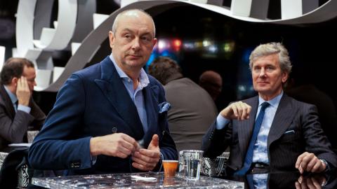 Prominente gesichter auf der möbelmesse, designer