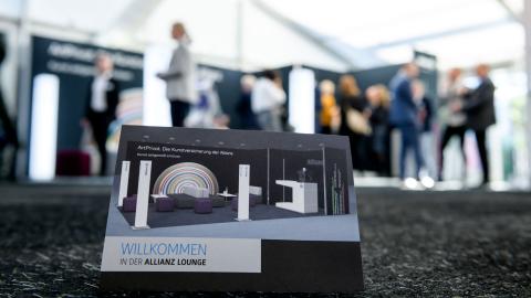 Niedrige perspektive, unschärfe, allianz