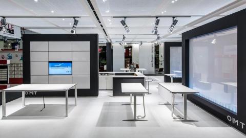 Klare linien, helle materialien, elektromotorischer antrieb