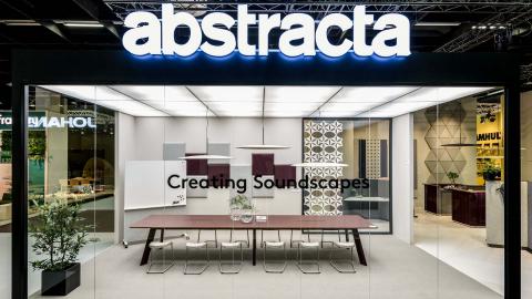 Abstracta, konferenztisch, glas, holz, stühle