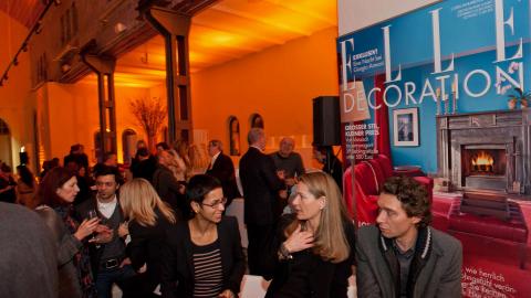 Elle decoration party zu den passagen, köln